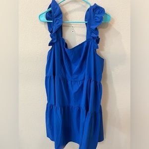 Blue SHEIN sundress 4x